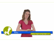 Baby sign language