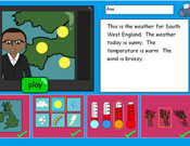 Write a weather report for your area and hear it narrate back